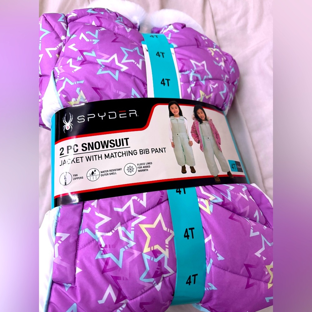 Spyder kids snowsuit NWT! Size 4
